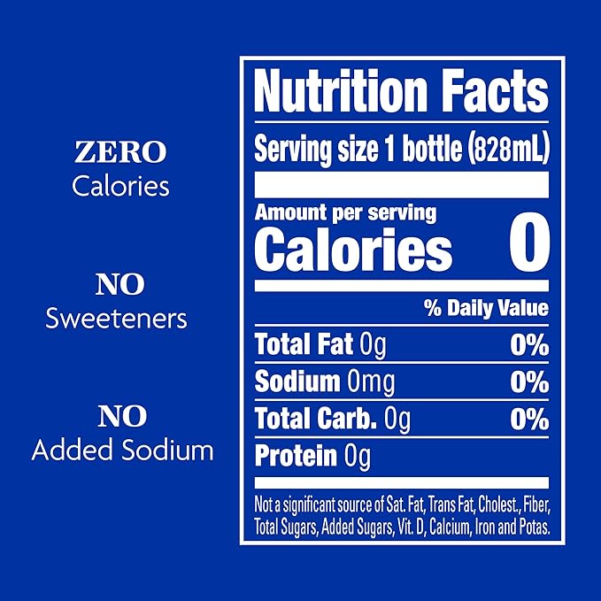 Saratoga Spring Water Bottles, 12 Pack - Still Bottled Water with Naturally Occurring Minerals - Recycled PET Plastic Bottles - 28 Fl Oz