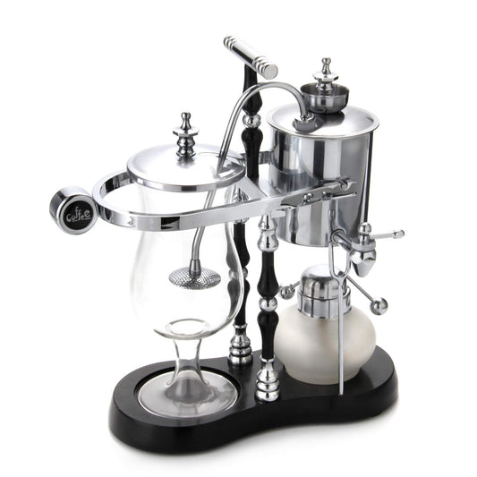 Diguo Belgian/Belgium Balance Siphon/Syphon Coffee Maker. Elegant Double Ridged Fulcrum with Tee