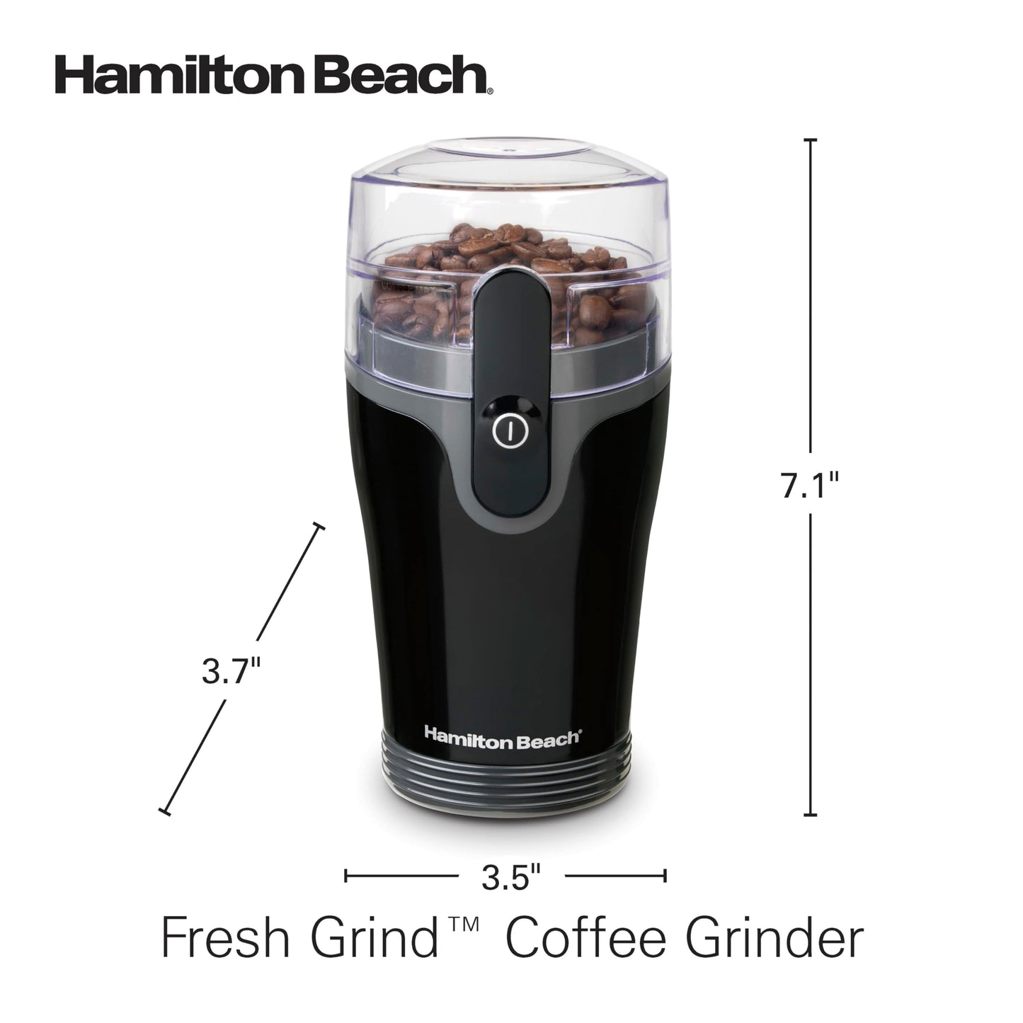 Hamilton Beach Fresh Grind Electric Coffee Grinder For Up To 12 Cups