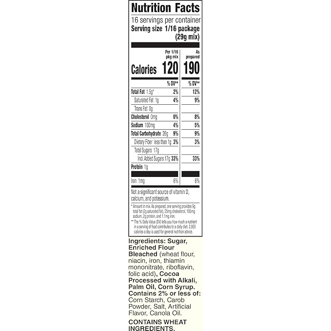 Betty Crocker Favorites Dark Chocolate Brownie Mix, 16.3 oz. (Pack of 12)