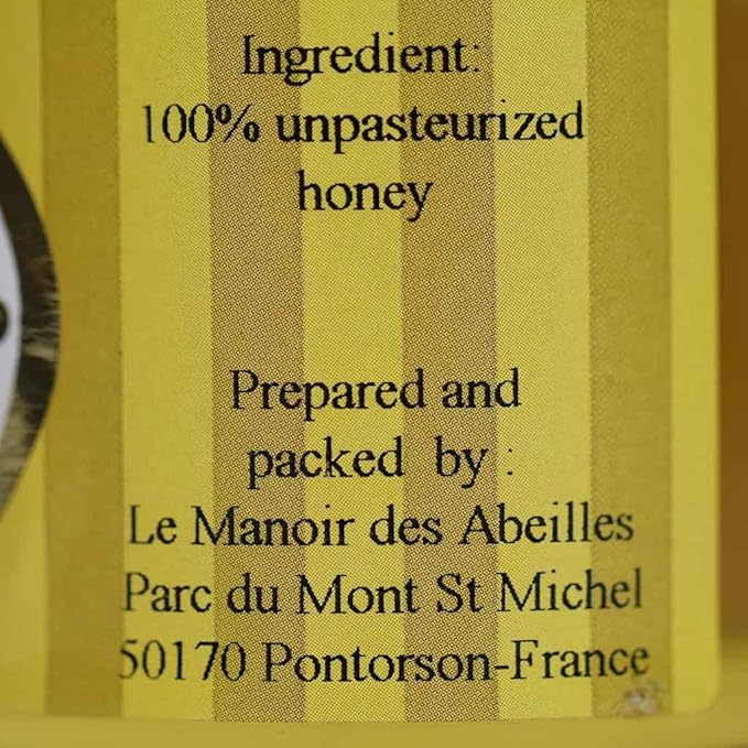 Maison Peltier, 100% Unpasteurized French Raw Acacia Honey, 250g (8.8oz) Jar