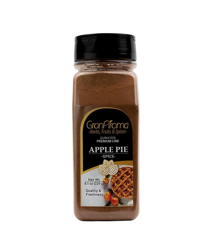 GranAroma Apple Pie Spice Blend, Aromatic & Warm, Flavorful Seasoning Mix, Baking & Cooking (8.1 Ounce)