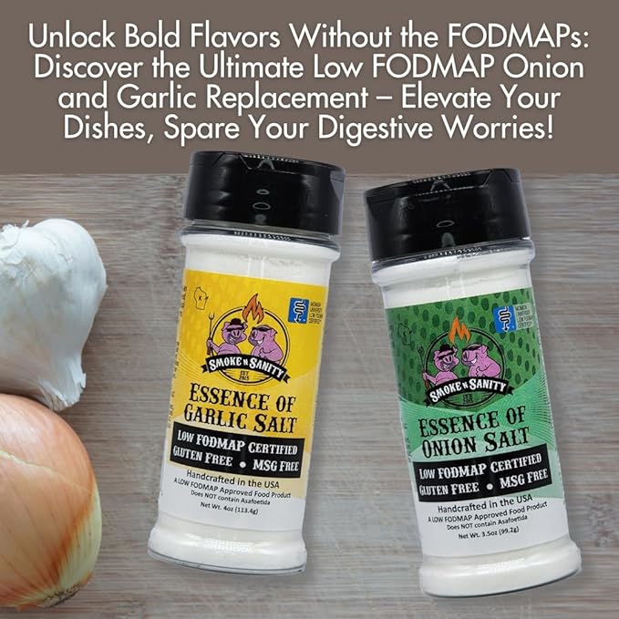 Smoke n Sanity Cajun Creole - Certified Low FODMAP Seasonings - Gluten Free - Certified Kosher - Dairy Free for Low FODMAP Snacks (4.0 oz)