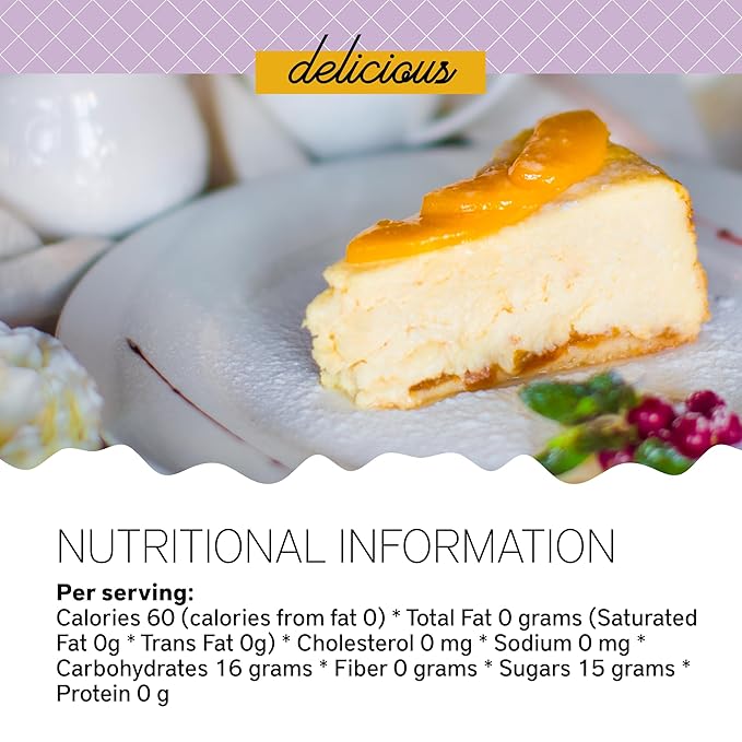 Gourmet Cheesecake Mix, No Bake Cheesecake Cake Mix, Orange Chiffon Cheesecake by Southern Living, Rich, Creamy, Moist and Fluffy Whipped Topping