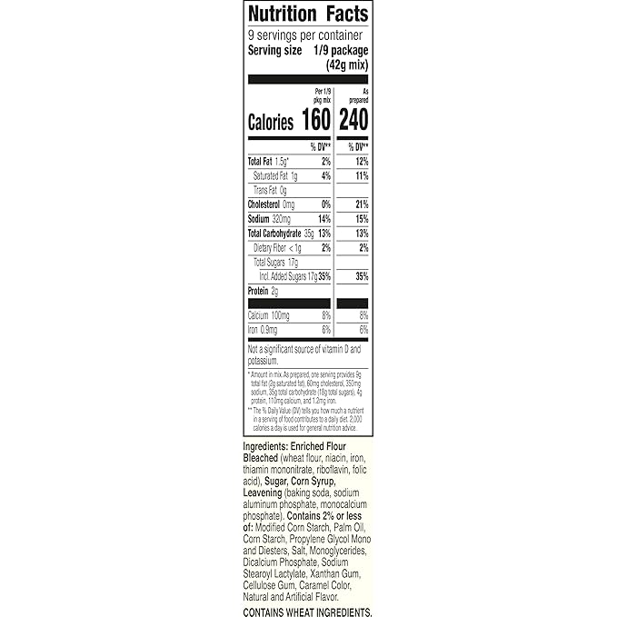 Betty Crocker Delights Super Moist Butter Pecan Cake Mix, 13.25 oz. (Pack of 12)