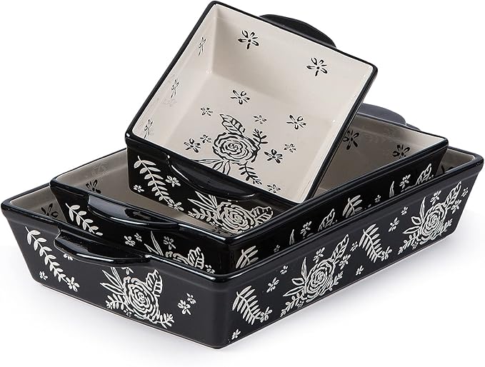 Wisenvoy Casserole Dishes For Oven Baking Dish Ceramic Casserole Dish Lasagna Pan Baking Dishes For Oven Baking Dish Set