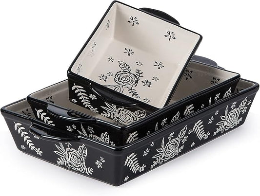 Wisenvoy Casserole Dishes For Oven Baking Dish Ceramic Casserole Dish Lasagna Pan Baking Dishes For Oven Baking Dish Set