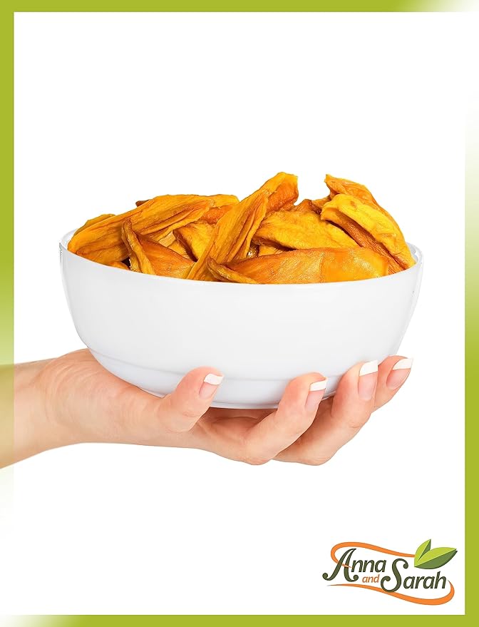 Anna and Sarah Organic Dried Mango, No Sugar Added Natural Snacks, 2 Lbs