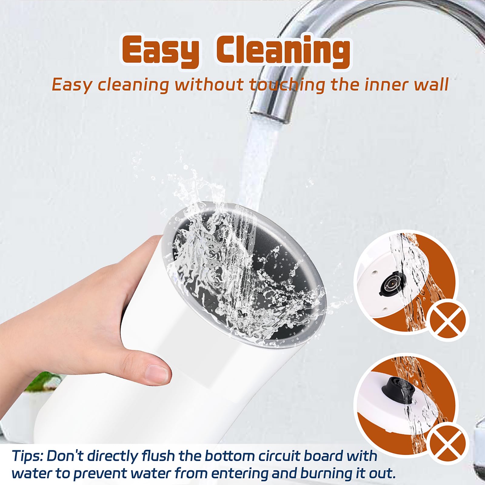 Seydere Simple Milk Frother, 2 in 1 Milk Steamer and Frother, Electric Milk Steamer, Milk Warmer