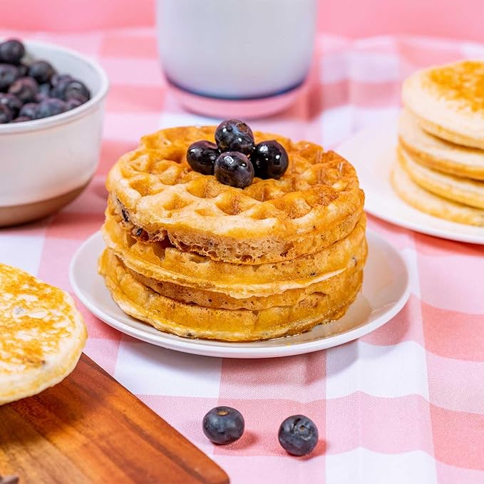 Wonderslim Protein Pancake & Waffle Mix, Blueberry, Low Sugar & Low Calorie (7ct)