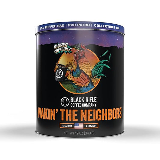 Black Rifle Coffee Company Wakin the Neighbors Gift Bundle, Ground, 12oz