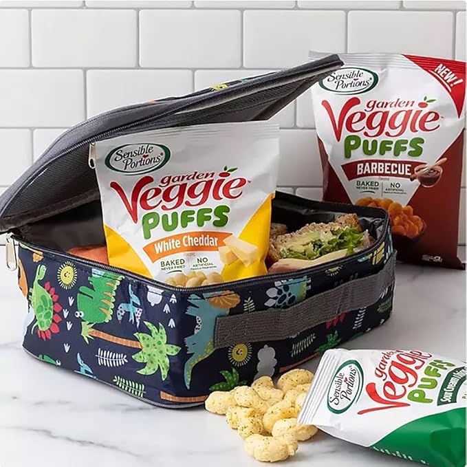 Veggie Puffs Variety Pack - Baked Corn Pops Snack Bag Healthy Assortment - Care Package Gift Box Gluten Free (30 Count)