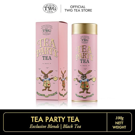 TWG Tea | Tea Party Tea | Black Tea | Marigold & Tropical Fruits | Haute Couture Tin, 100g | Gift Set