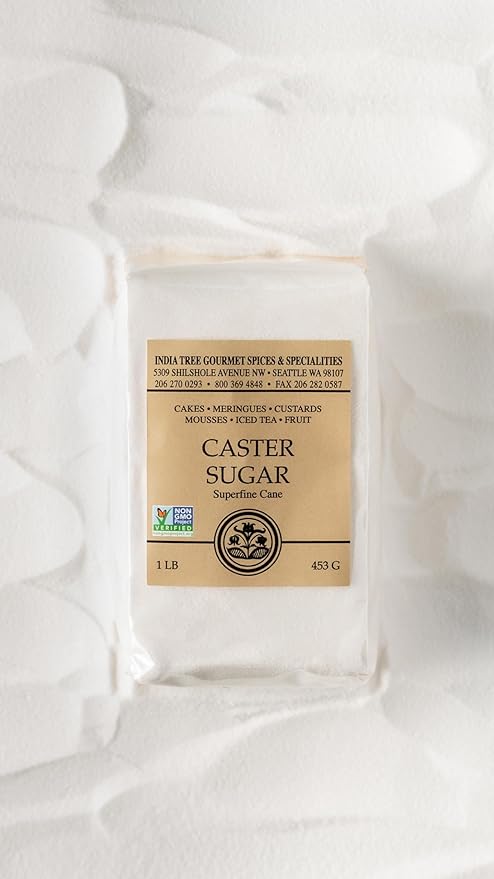India Tree Caster Sugar, 1 lb 1 Pound (Pack of 4)