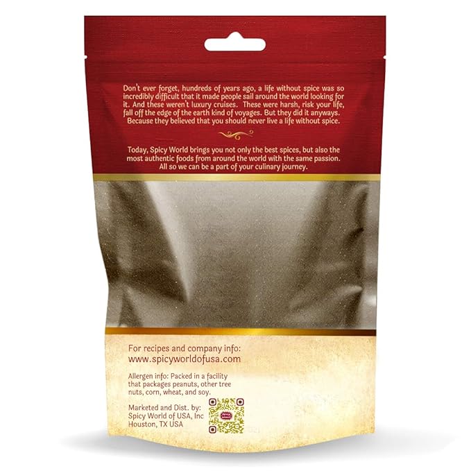 Spicy World Baharat Spice Blend 7 Oz - Middle Eastern Mixed Spices Seasoning - No Additives No Preservatives No Fillers (7 Ounce Bag)