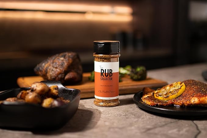The Rub Collector – The Masterpiece – All Purpose BBQ Dry Rub Seasoning for Steak, Ribs, Chicken, Fish, Burgers, Vegetables & Pork – Gluten Free, No MSG, No Preservatives – 5 oz Net Weight