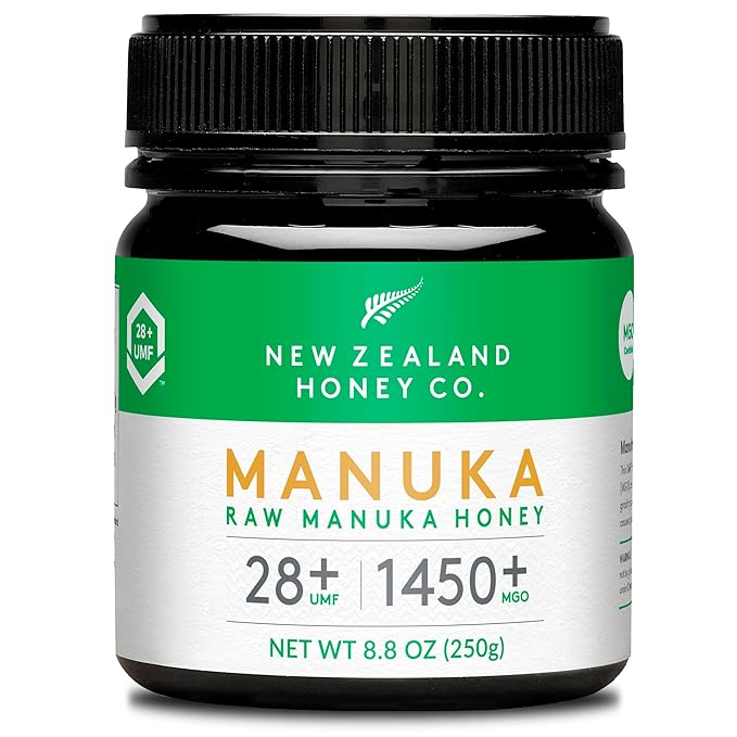 New Zealand Honey Co. Raw Manuka Honey UMF 28+ | MGO 1450+, UMF Certified / 8.8oz