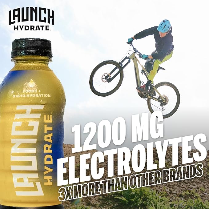 Sports Drink 12-Pack ??Tropical Flavor ??Real Cane Sugar, 3x Electrolytes, Cognizin for Focus, Natural Juice, No Artificial Dyes ??Trusted by Perfect Game