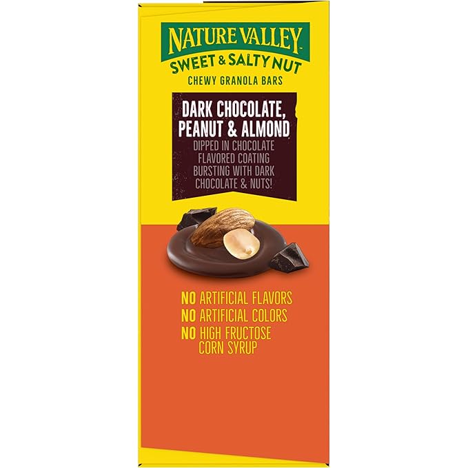 Nature Valley Granola Bars, Dark Chocolate Peanut Almond, 12 ct, 14.4 OZ
