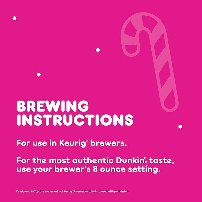 Dunkin??Polar Peppermint Flavored Coffee, 60 Keurig K-Cup Pods