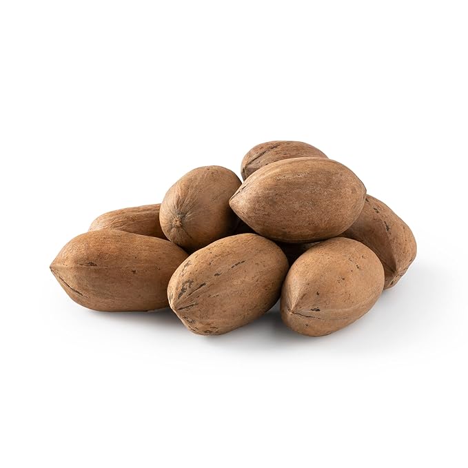NUTS U.S. - Pecans In shell | Whole, Raw and Unsalted | No Added Flavor or Color | Fresh Buttery Taste and Easy to Crack | Natural Unshelled Pecans Packed in Resealable Bags!!! (6 LBS)