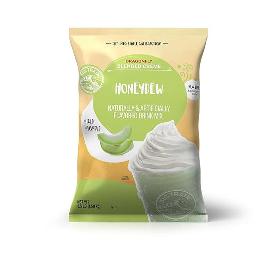 Big Train Dragonfly Honeydew Blended Cr챔me Beverage Mix, 3.5 Pound (Pack of 1)