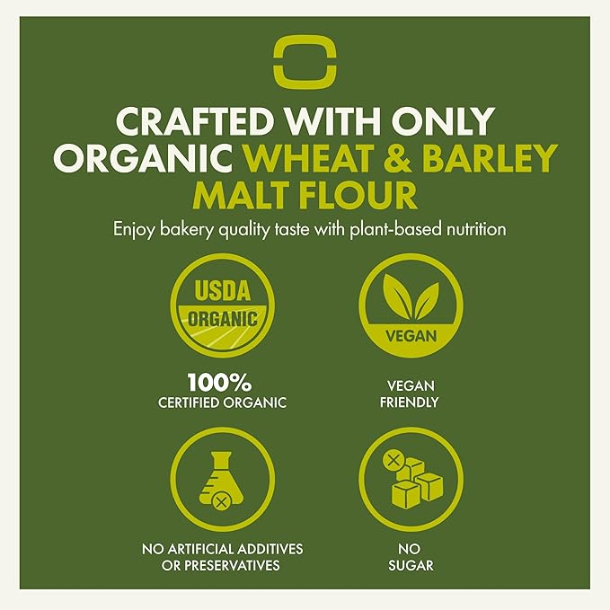 Let???Bake Bread Organic Pizza Crust Baking Mix - Crispy & Chewy Artisan Crust - USDA Organic, Non-GMO, No Additives, Easy Home Baking, Pizzeria-Quality Dough at Home - 17.64 oz (1 Pack)