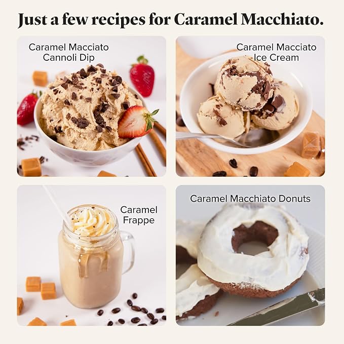 Keto Chow Caramel Macchiato | Keto Meal Replacement Shake Powder | Nutritionally Complete | Low Carb | Delicious Easy Meal Substitute | Protein Rich You Choose The Fat | 21 Meal Serving