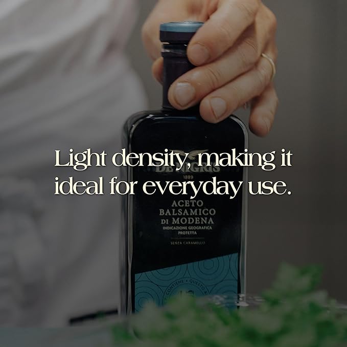 De Nigris Balsamic Vinegar Of Modena Excellence Line - Silver Eagle (45% Grape Must) 8,5 Oz (250ml) | Balsamic Vinegar From Modena Italy, Strong And Velvety Taste, Aged