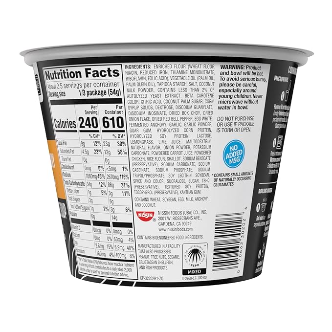 Top Ramen Hot Pot Fusions Thai Coconut Curry Chicken, 4.8 Ounce (Pack of 6)