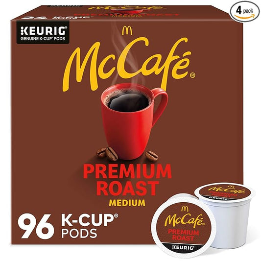 McCafe Premium Roast Coffee, Keurig Single Serve K-Cup Pods, Medium Roast, 96 Count