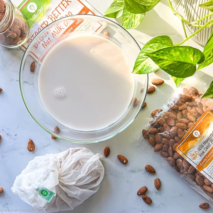 Raw Almonds Sweet Wild Harvested - Bulk - Naturally Steam Pasteurized 100% Natural Almonds - Family Farmed Since 1875 - Raw 10lb Box From Ellie's Best ??"<div>