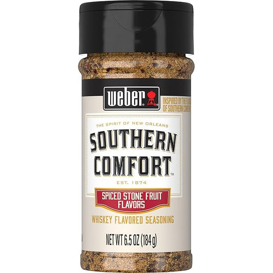 Weber Southern Comfort Whiskey Flavored BBQ Seasoning, 6.5 oz