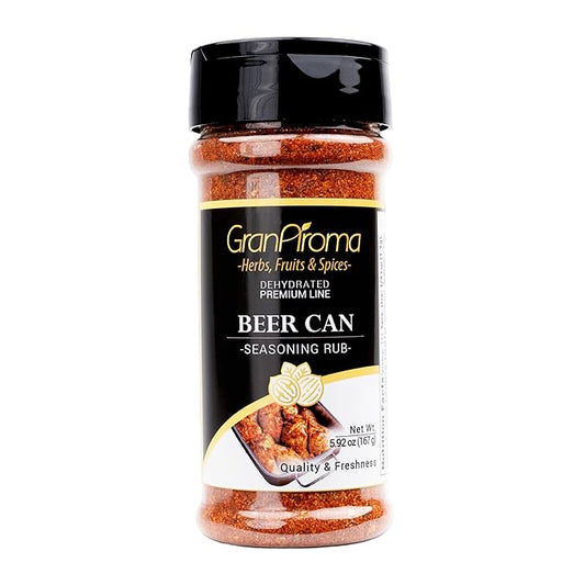 GranAroma Beer Can Chicken Rub, Savory & Spicy Blend, Seasoning for Grilled Chicken, Roasted Vegetables, BBQ Dishes (5.92 Ounce)