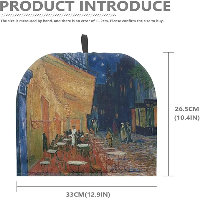 Starry Night Print Tea Cozy for Teapot Insulated Teapot Cozy Extra Thick Tea Pot Cover Dust Cover Dome Shaped for Keeping Warm
