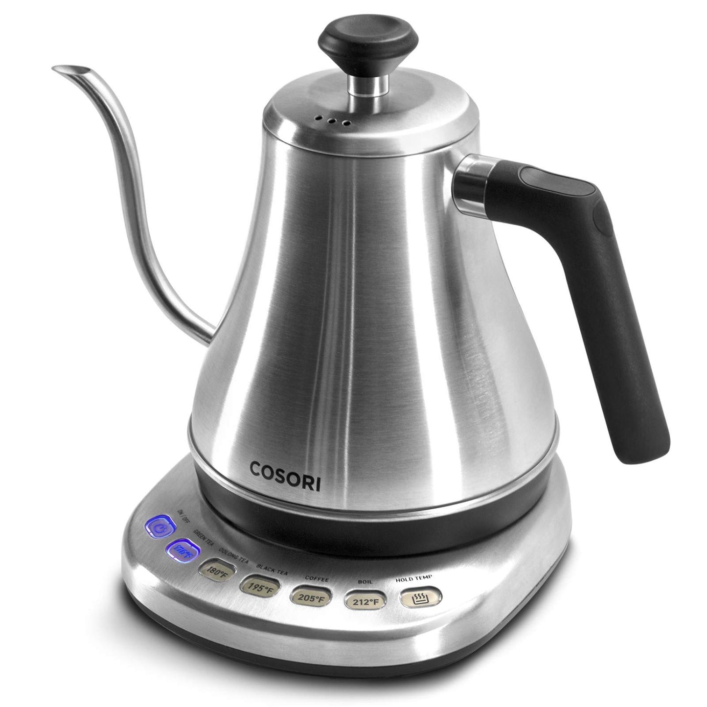 Cosori Gooseneck Electric Kettle with Temperature Control, 0.8L, Silver