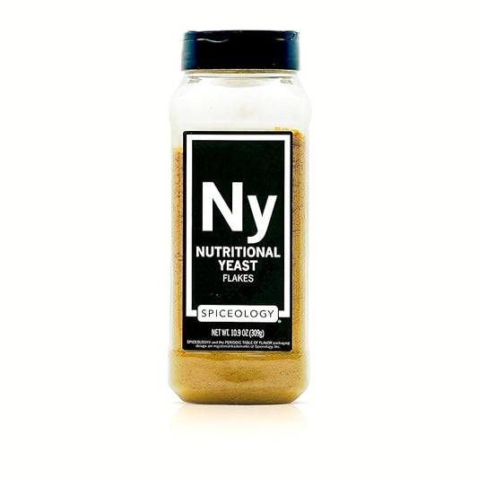 Spiceology ??Nutritional Yeast Flakes ??Vegan Cheese Substitute & Seasoning ??Gluten Free, Plant-Based Protein for Popcorn, Pasta, Sauces & More ??Pantry Staple Nooch ??10.9 oz