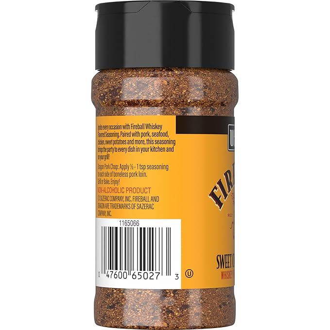 Weber Fireball Whiskey Flavored Seasoning, 3.5 Ounce (Pack of 2)