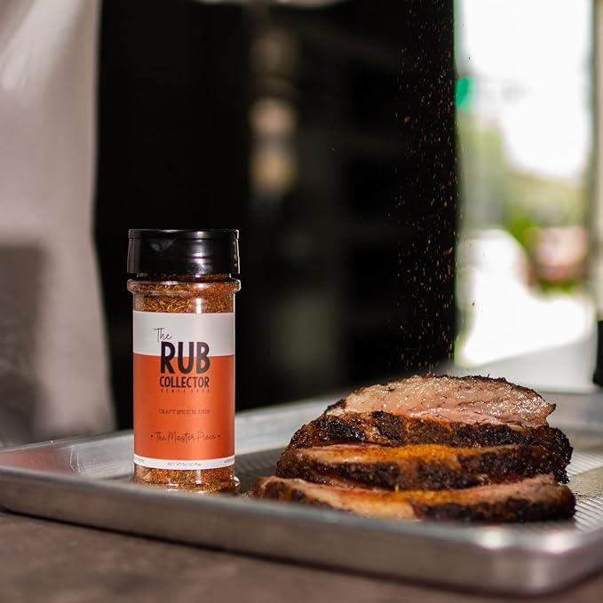 The Rub Collector – The Masterpiece – All Purpose BBQ Dry Rub Seasoning for Steak, Ribs, Chicken, Fish, Burgers, Vegetables & Pork – Gluten Free, No MSG, No Preservatives – 5 oz Net Weight