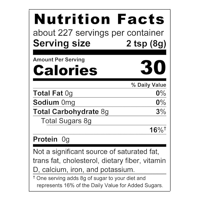 Wholesome Sweeteners 4-Pound Organic Cane Sugar, Fair Trade, Non GMO, Gluten Free & Vegan for Baking and Sweetening, 6 Pack