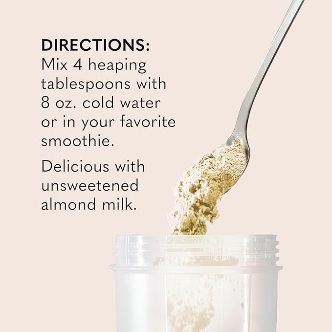 Garden of Life Plant-Based Sprouted Barley Protein, Vanilla Caramel with 21g Protein, 0g Sugar & Clean Ingredients, Upcycled Barley, Probiotics, Non-GMO, use in Shakes, Smoothies & Baking, 20 Servings