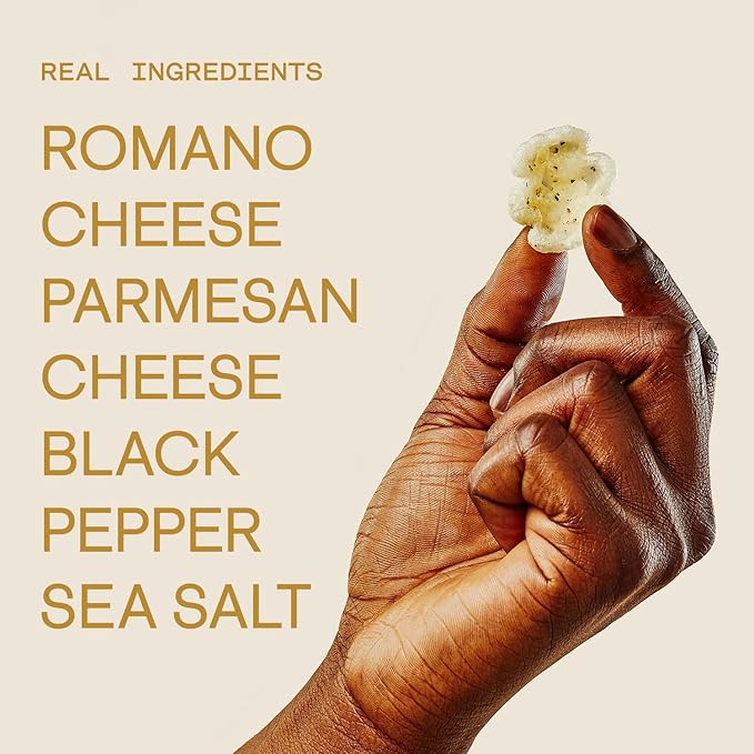 Tantos! Puffed Pasta Chips ??Healthy Pasta Snack by Top Chef Joe Sasto ??Plant-Based, Low Calorie, Crunchy Chips ??Variety Pack ??Marinara, Pesto, Cacio e Pepe, Classico ??Gourmet Bold Flavors (4 oz 6 Pack, Cacio e Pepe)