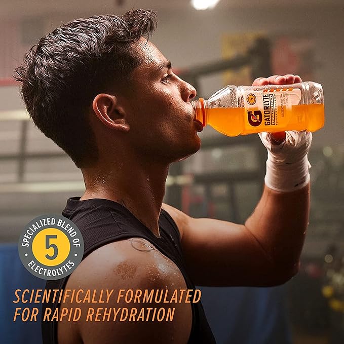 Gatorade Rapid Rehydration Electrolyte Beverage, Lime Cucumber, 20oz Bottles (12 Pack)