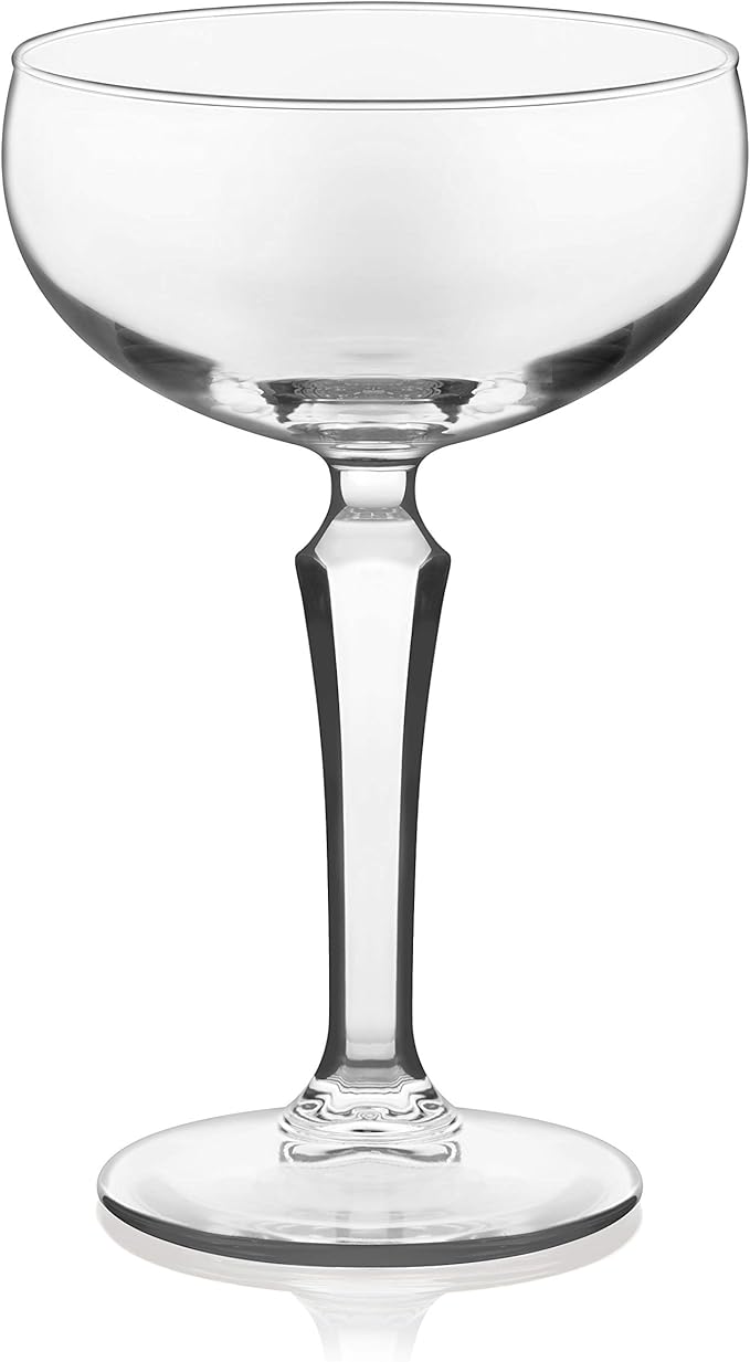 Libbey Capone Speakeasy Coupe Cocktail Glasses, Set of 4