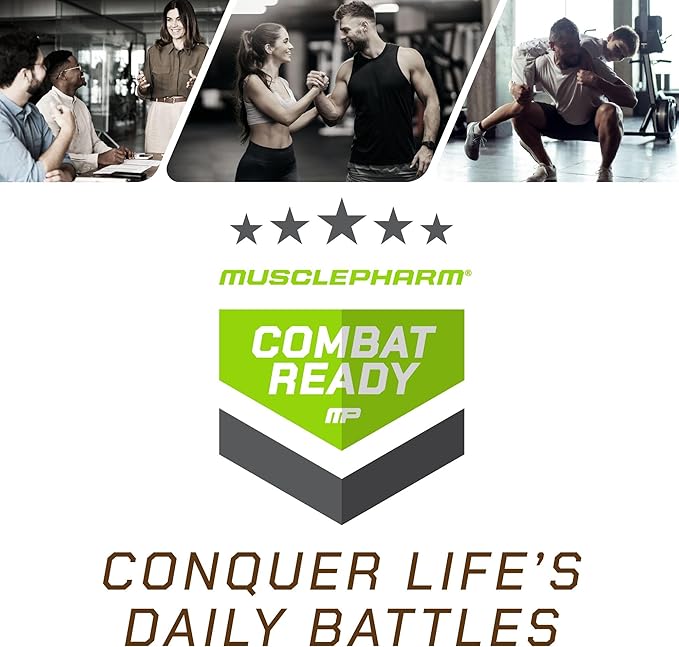 MusclePharm Combat Sport Bar, Chocolate Chip Cookie Dough, High Protein Bars, Combat Cravings, Fuel Performance & Meet Energy Demands, 20g Protein from Whey Protein, 5g Fiber, Gluten Free, 12 Bars