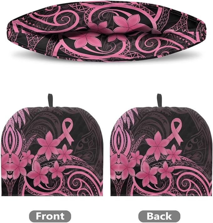 Pink Hibiscus Print Tea Cozy Creative Insulated Tea Cosy Extra Thick Home Kitchen Decoration Creative Gifts Dust Teapot Cover Kitchen Accessories for Travel