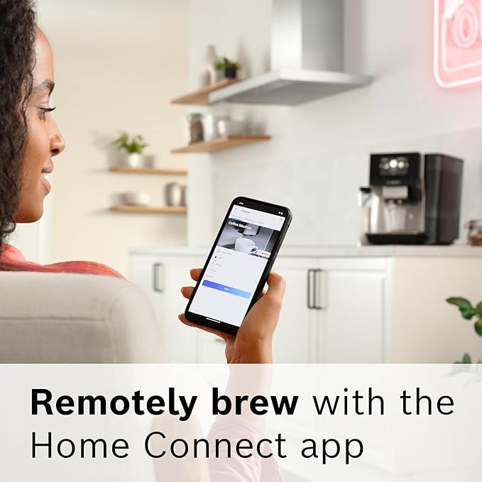 Bosch 800 Series Fully Automatic Espresso and Coffee Machine ??36 Drinks with Coffee World, Cold Brew, Double Cup, Integrated Milk Container, Smart Features, in Silver TQU60307