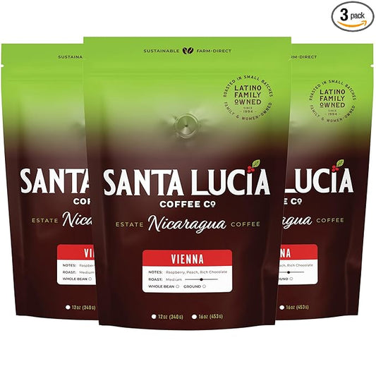 Specialty Volcanic Nicaraguan - Artisan Select Vienna Medium/Dark Roast Coffee - Warm & Balanced