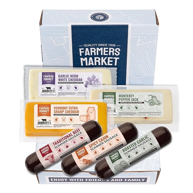 Farmers Market, Gluten Free, Keto, Paleo, Low Sodium, Zero Sugar, Christmas Charcuterie Board, Holiday Meat and Cheese Gift Baskets, Classic Assortment