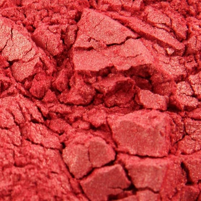 Luster Dust - Classic Red (4g 1x Jar) | Edible Vegan Dust & Paint for Cake Decorating, Ice Cream, Desserts, Cocktails and Beverages by Bakell